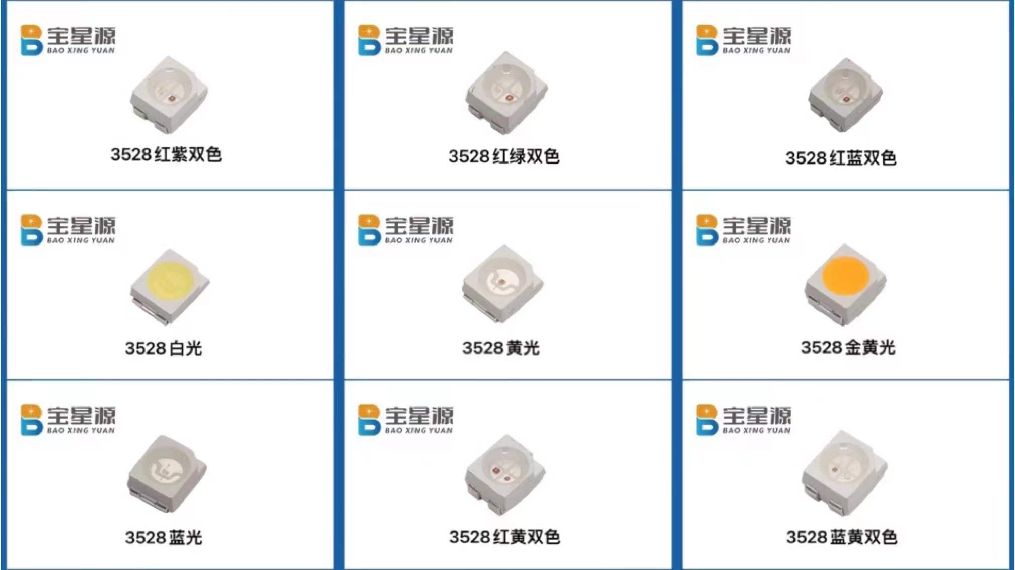 LED3528規格參數
